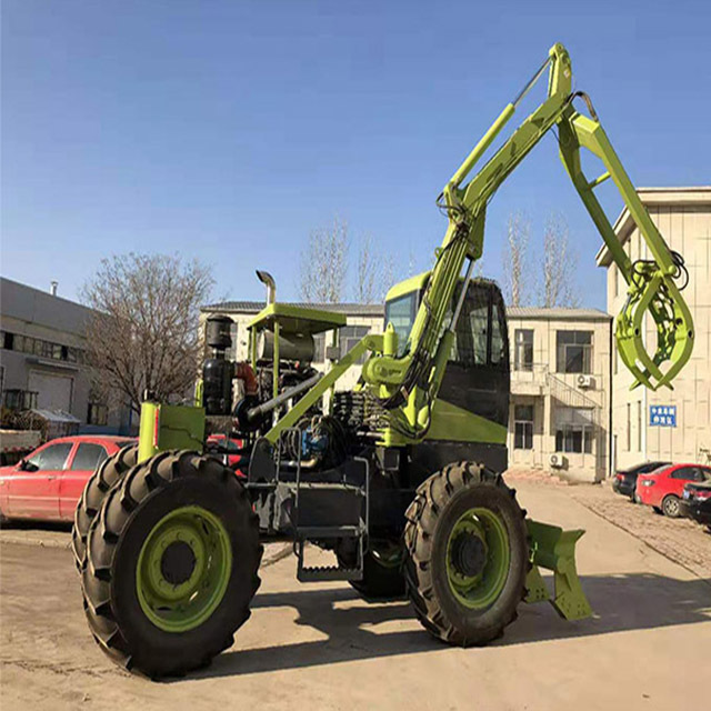 Large sugar cane loader corn stalk catcher crop handling loader with high efficiency