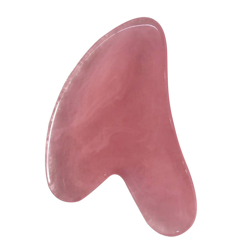 Wholesale Hot Selling New Gua Sha Board Pink Body Massager Stone Rose Jade Guasha facial tool