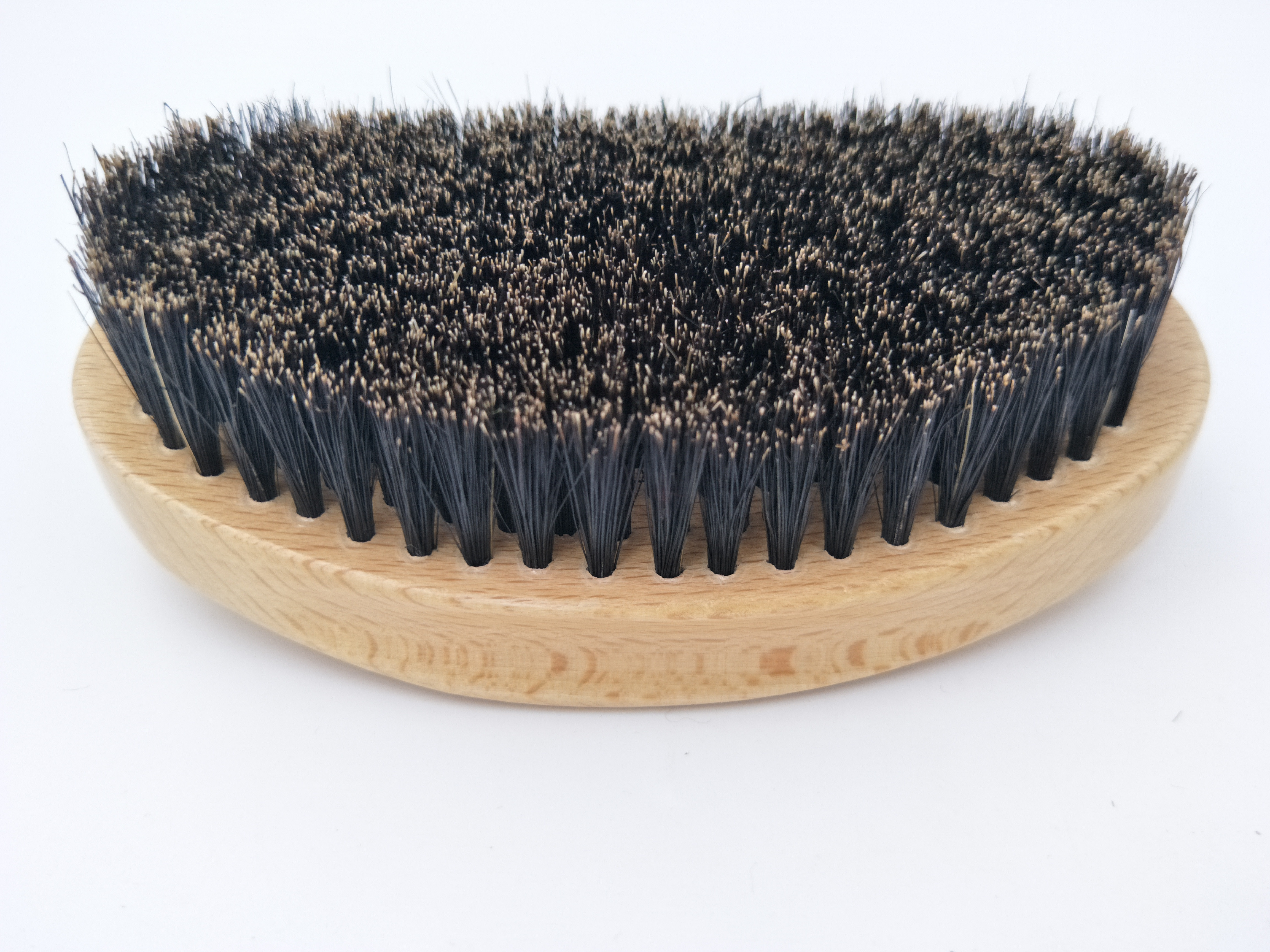 Cheap Custom 360 Curved Wave Brush Medium Hard Boar Bristle Classic Styling Wooden Wave Brush For Man