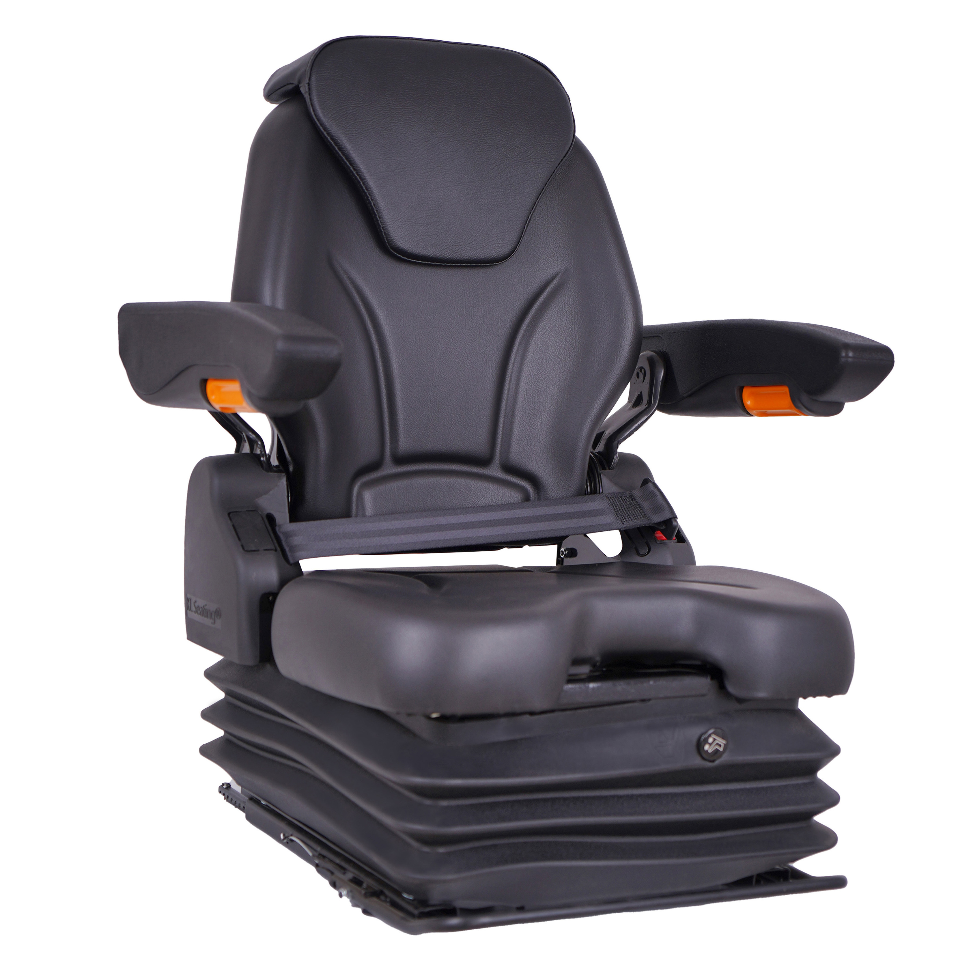 Industrial forklift seats with motor air suspension