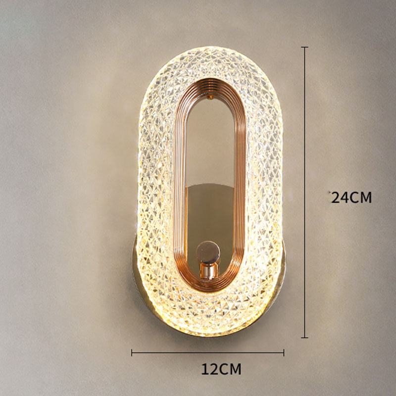 Modern LED Wall Lamp Luxury Indoor Lighting For Decor Home Bar Bedside Bed Lamps For Bedroom Light