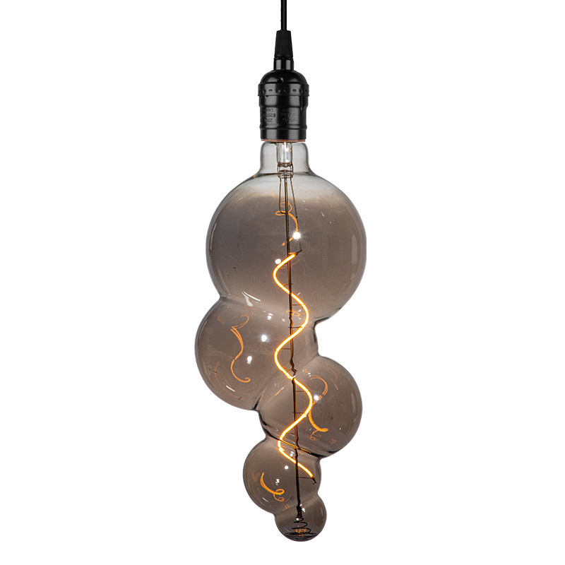 Big Vase Special Shape Giant Bulb Spiral Filament Edison Vintage Light Bulb LED Energy Saving Lamp Decorative Oversize Bulbs