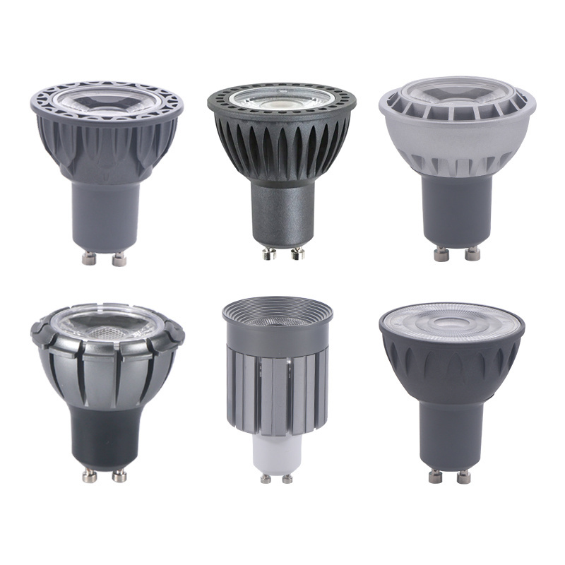 Gu10 Aluminium Led Bulb GU10 LED Dimmable Lamp COB 10 Degree 5W 7W GU10 Led Light Cri95 Spotlight