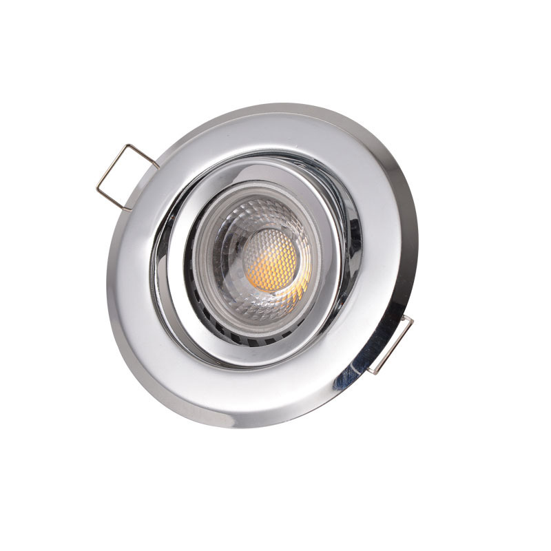 MR16 gu5.3  Fixed frame Gu10 module Downlight Fixture Housing gu10 rahmen Anti Glare Recessed Led Downlight fitting