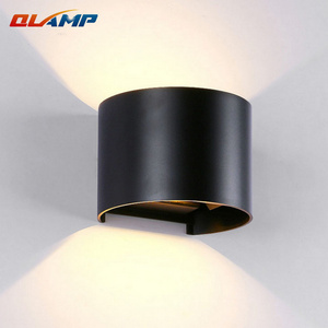 Indoor 6W LED Wall Lamp Up and Down Aluminum Decorate Wall Sconce Bedroom Cri95 2700k Dimmable LED Wall Light