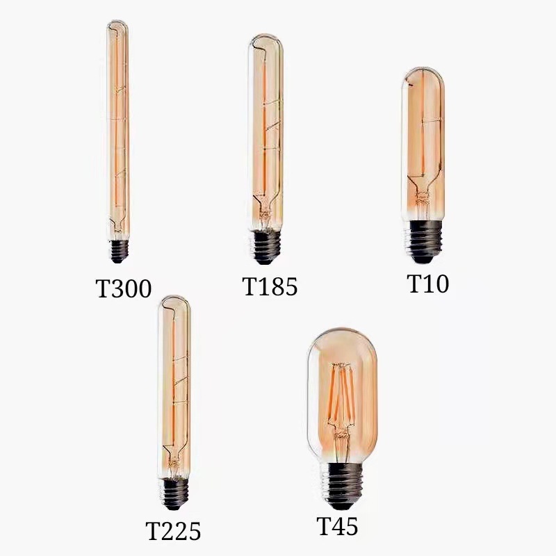 T30 LED bulb vintage led filament Tube bulb edison light bulb T80 T125 T185 T225 T300  LED filament light