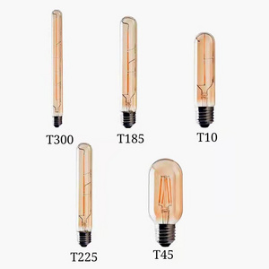 T30 LED bulb vintage led filament Tube bulb edison light bulb T80 T125 T185 T225 T300  LED filament light