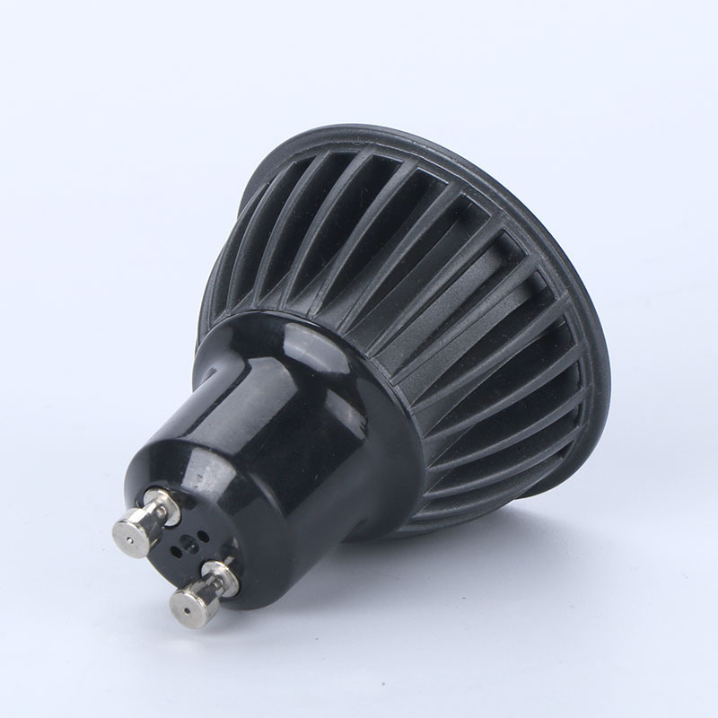 Black aluminium Led Gu10 5w 7w 4000k 2700k GU10 Light Bulb 90Cri 15 Degree Beam Angle Gu10 Led Spot Light