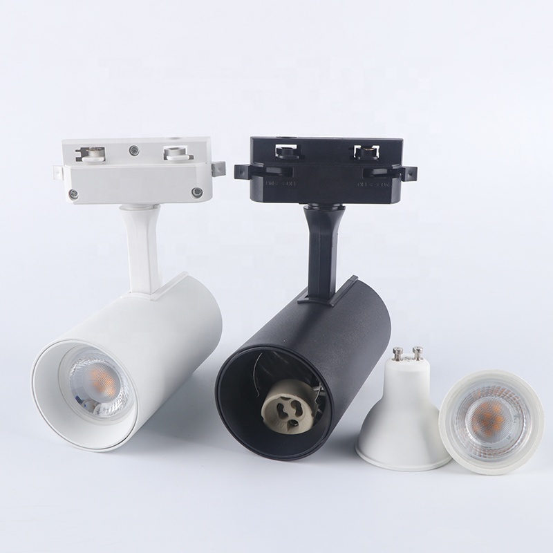 Commercial Holder GU10 Track Light Led Track Light Fixture Housing Spot Tracklight Gu10 Track lamp