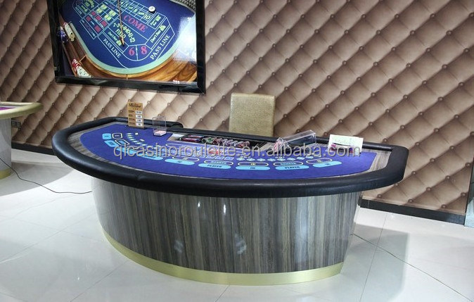 Luxury baccarat table Casino High quality Deluxe Professnional roulette wheels electronic LED Poker Customize