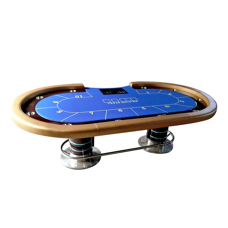 Luxury customization 10 person Texas Hold'em table for casino poker