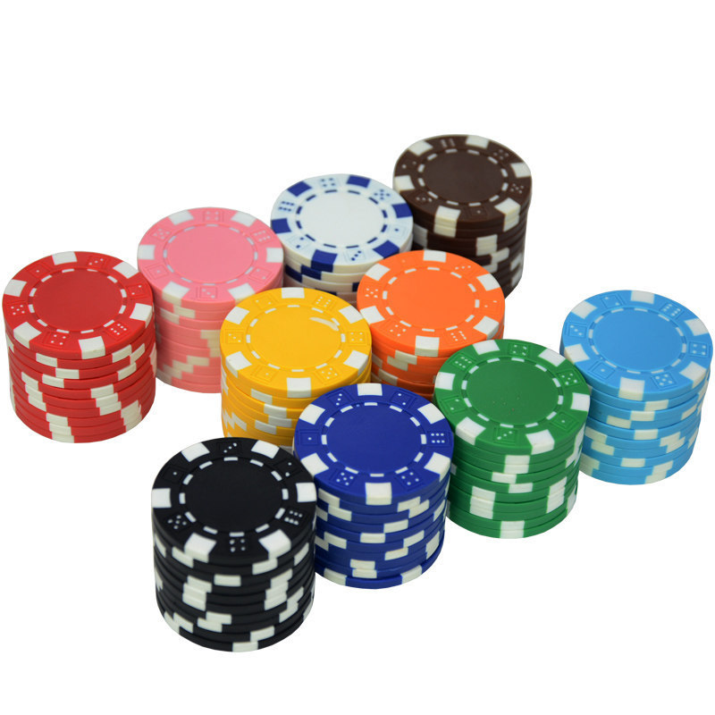 11.5g Poker Chips Casino ABS+Iron+Clay Poker Chip Texas Hold'em Poker Metal Coins Set  Accessorie