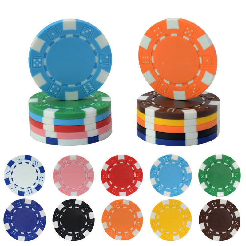 11.5g Poker Chips Casino ABS+Iron+Clay Poker Chip Texas Hold'em Poker Metal Coins Set  Accessorie