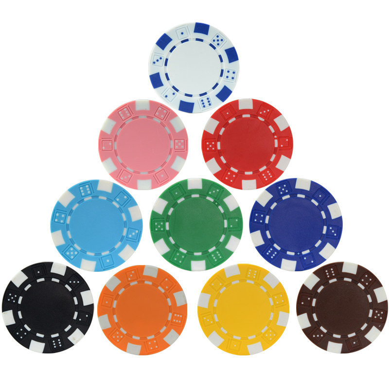 11.5g Poker Chips Casino ABS+Iron+Clay Poker Chip Texas Hold'em Poker Metal Coins Set  Accessorie