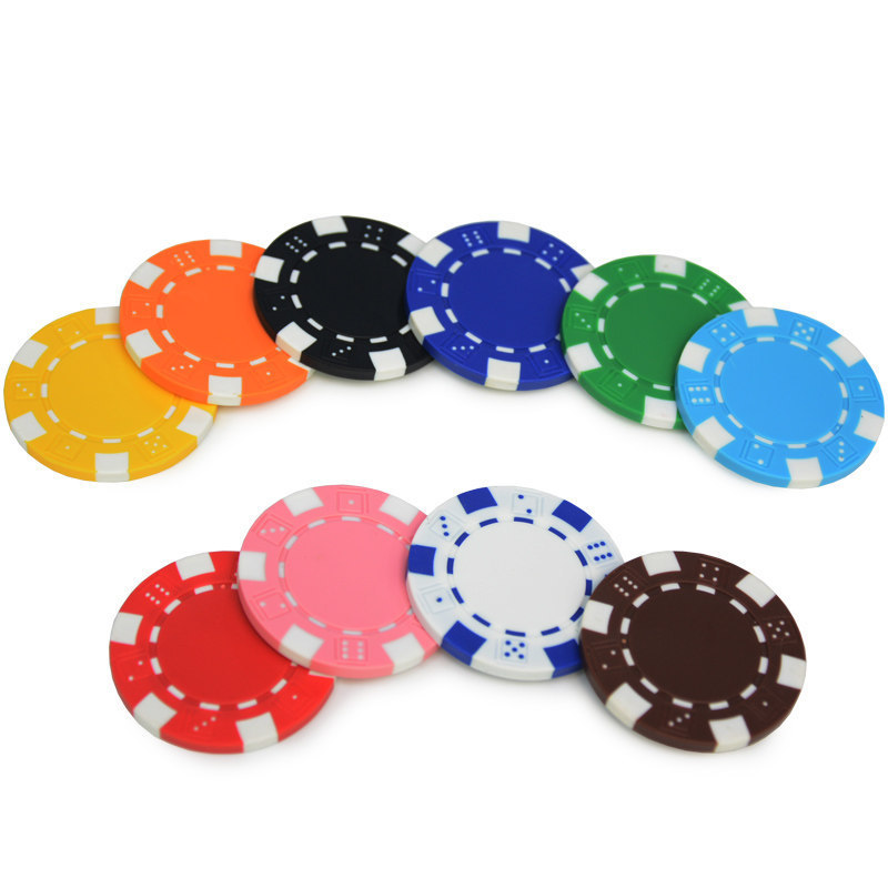 11.5g Poker Chips Casino ABS+Iron+Clay Poker Chip Texas Hold'em Poker Metal Coins Set  Accessorie