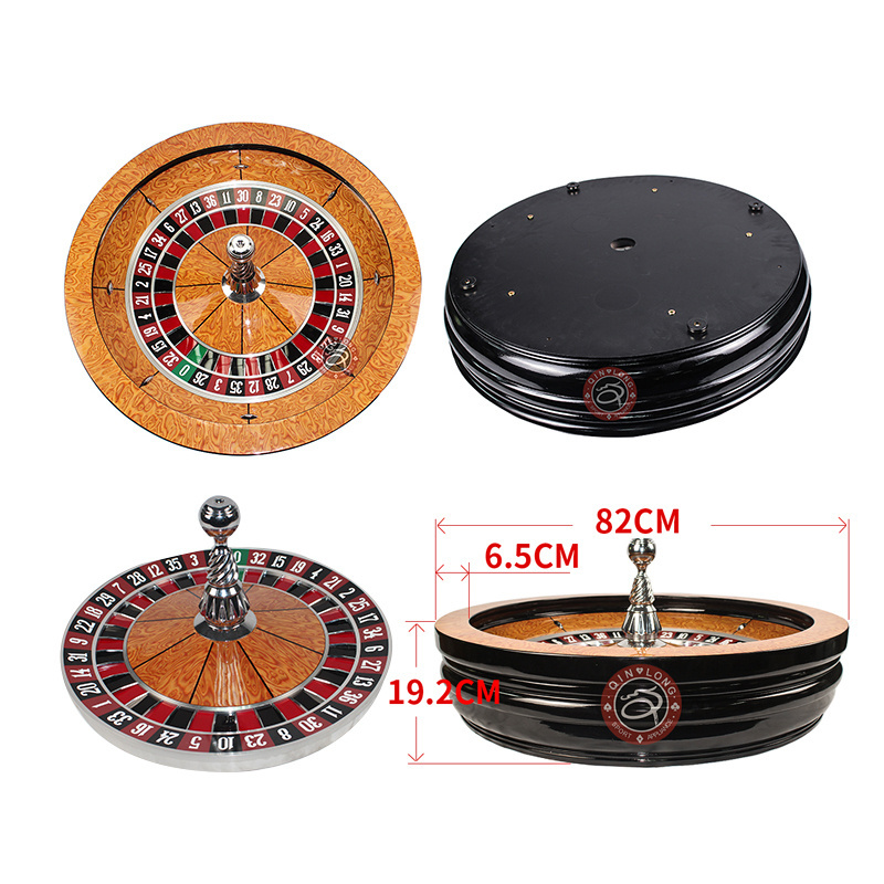 32inch Solid Wood Professional Casino Roulette Wheel High quality for Gambling Table