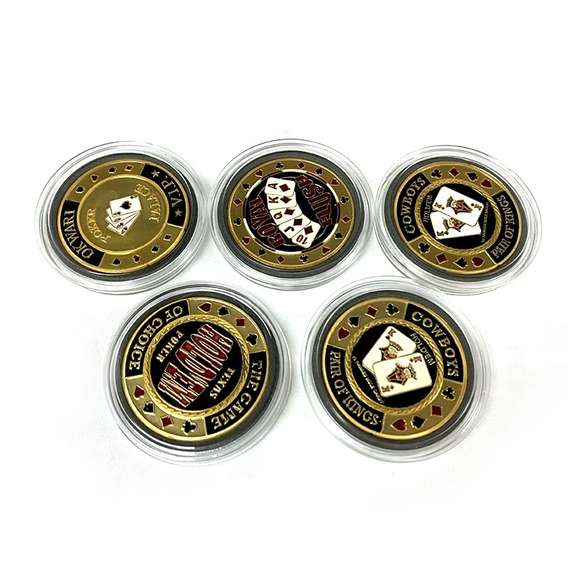 Zhuang size blind metal chips big/small blind for Texas Holdem Poker casino product