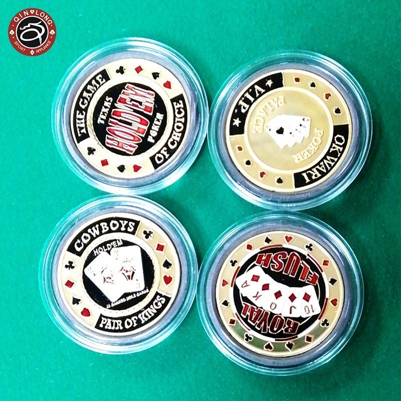 Zhuang size blind metal chips big/small blind for Texas Holdem Poker casino product