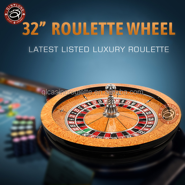 32inch Solid Wood Professional Casino Roulette Wheel High quality for Gambling Table