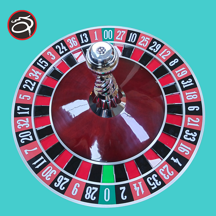 Luxury Casino Red color 32 inch Roulette Wheels with High quality Solid wood for  Professional Casino