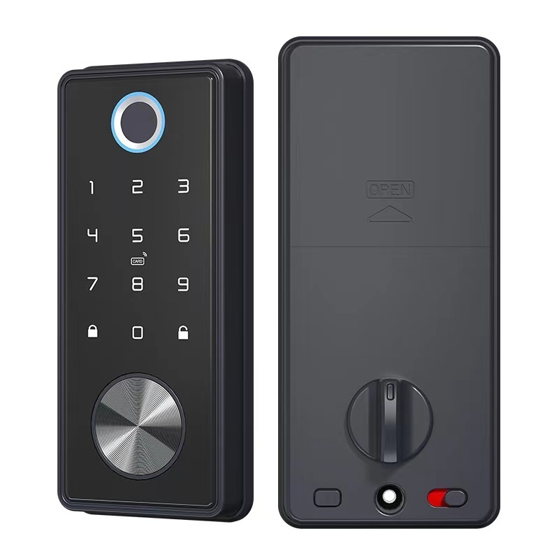 European Style Smart Home TTlock Tuya Remote Control Biometric Code Card Fingerprint WIFI Door Lock