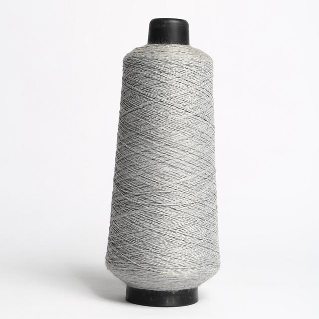 100% 316l Stainless Steel Fiber Conductive Yarn Complex Fiber Sewing Thread Metallic Yarn For Coated Heating Wire