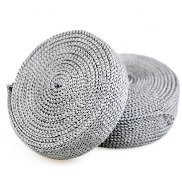 Hook And Loop Braided Stainless Steel Fiber Expandable Flex Braid Wire Cable Sleeve for Wire Protection