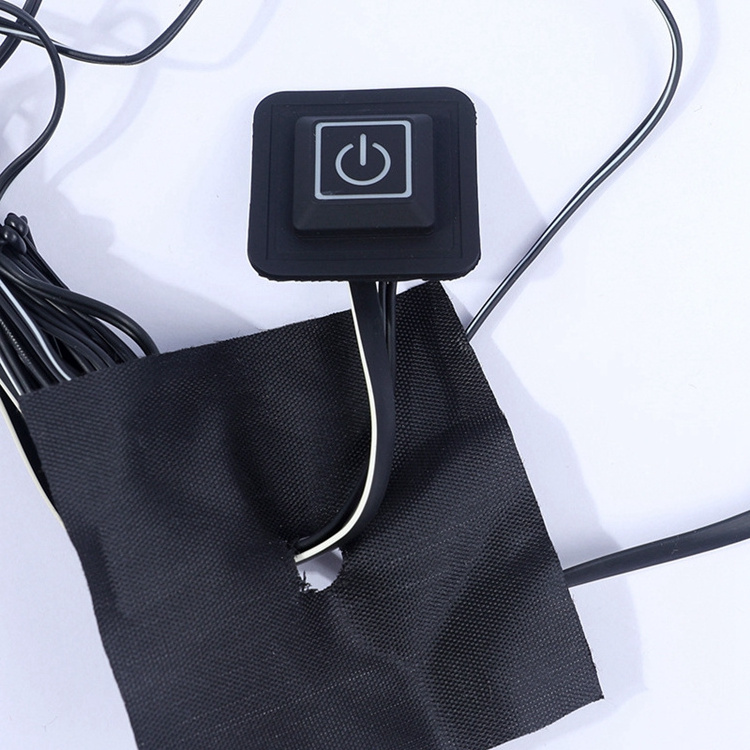 high quality 5v usb carbon fiber non-woven heating pad for clothing vest