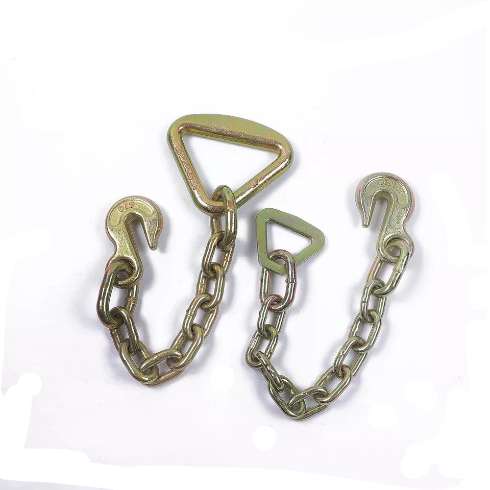 Heavy Duty G70 Truck Chain Trailer Chain With Clevis Grab Hooks for cargo control