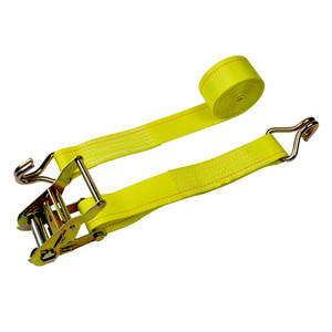 Manufacturers 2inch Double J Hook Tie Down Cargo Lashing Webbing Ratchet Strap