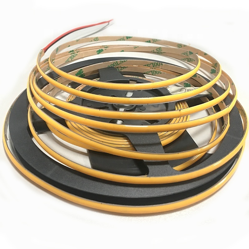 Flexible Slim 4mm 5mm COB LED Strip 5 Meter CCT RGB LED Strip Light  with Battery Operated LED Strip