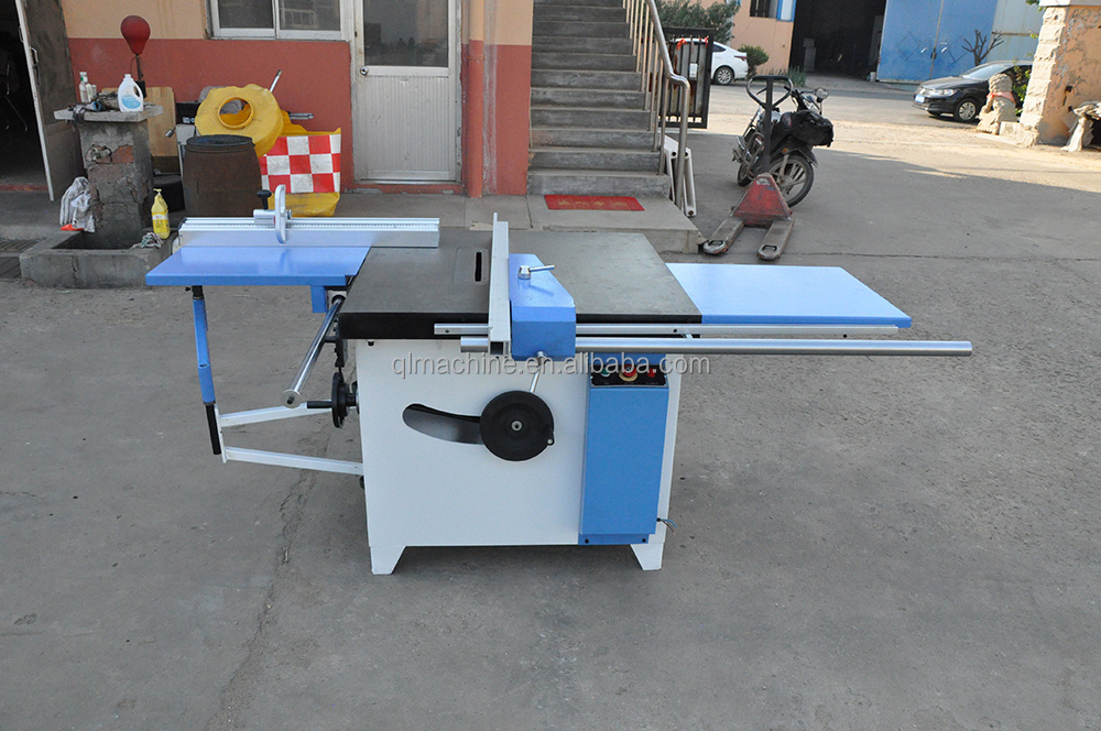 Precision wood cutting sliding table saw cutting machine Disc swing angle saw