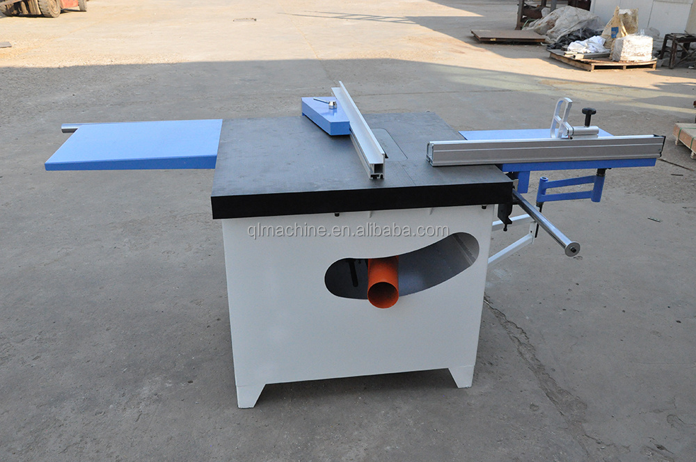 Precision wood cutting sliding table saw cutting machine Disc swing angle saw