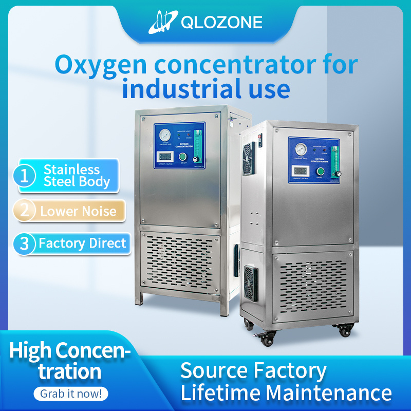 Qlozone 10 lpm oxygen gas generation equipment air compressor built in psa oxygen generator concentrator