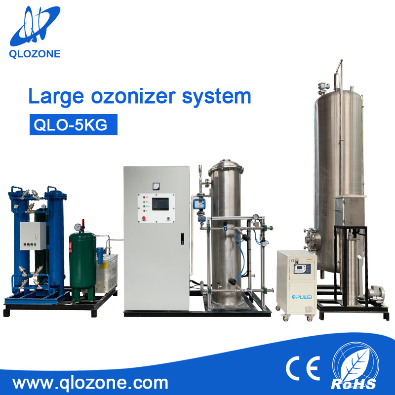 Qlozone large ozonizer for water treatment environmental protection equipment 1kg industrial ozone generator