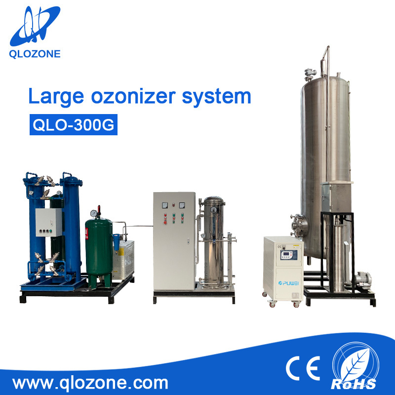 Qlozone large ozonizer for water treatment environmental protection equipment 1kg industrial ozone generator