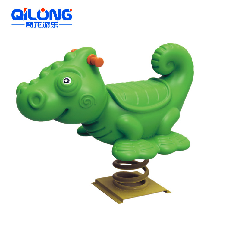 High Quality Outdoor Animal Spring Rider Toys For Kids Plastic Rocking Horse