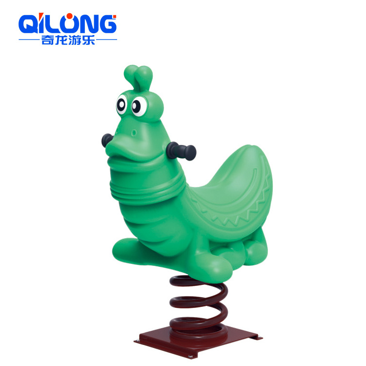 High Quality Outdoor Animal Spring Rider Toys For Kids Plastic Rocking Horse