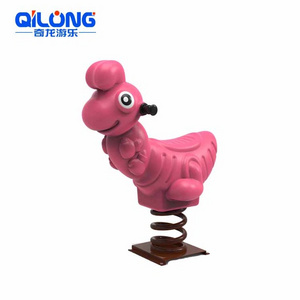 High Quality Outdoor Animal Spring Rider Toys For Kids Plastic Rocking Horse