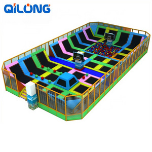 New Design  Indoor Play 20Ft Trampoline, Indoor Game Trampoline Park For Sale