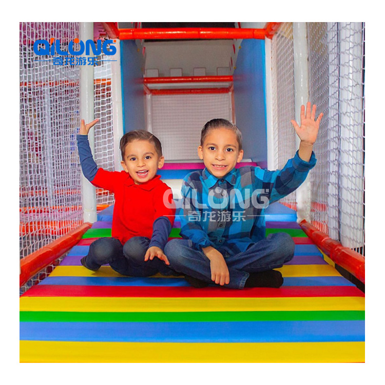 Kids Games Plastic Soft Play Area Children Indoor Playground Equipment Slides For Sale