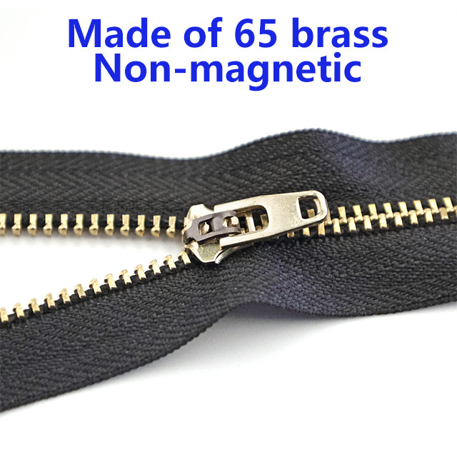 Large Novelty Luxury Metal Zipper Closure For Garment Custom Sbs Yyk Full Antique Brass 4yg Zipper 35 Cm 4 5yg Metal Zippers