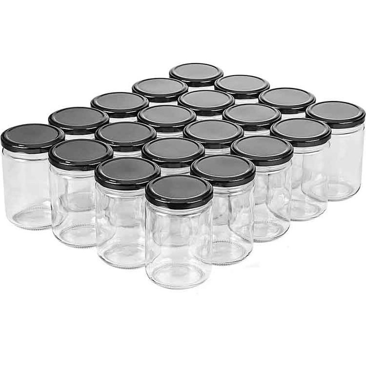 350ml 12 Oz Wide Mouth Mason Jars Small Glass Canning Jars with Airtight Lids for Jam Pickle