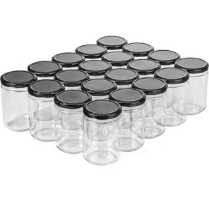 350ml 12 Oz Wide Mouth Mason Jars Small Glass Canning Jars with Airtight Lids for Jam Pickle