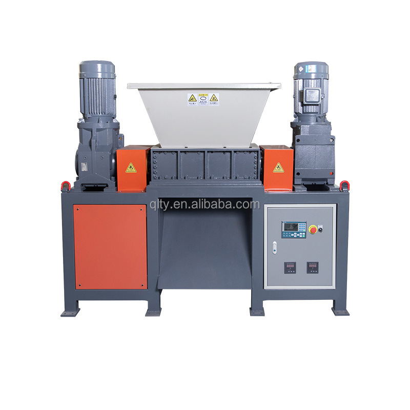 Plastic Waste Double Shaft Shredder Crushing Grind Machine Plastic Crusher Small Plastic Shredder for Home