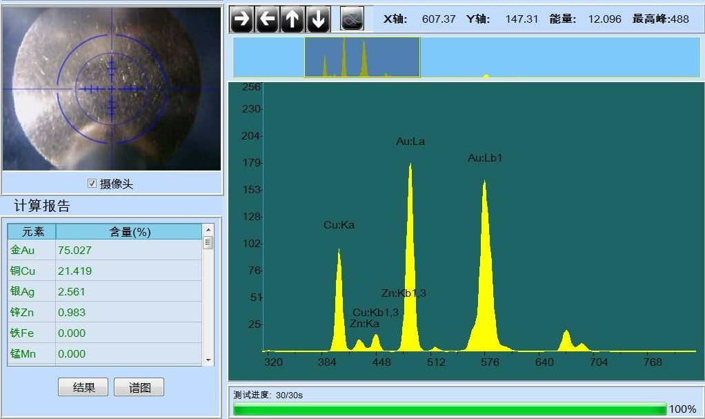 X-MAY05 Gold XRF Metal Spectrometer , Gold Karat Density Testing , Silver Purity Analyze Price