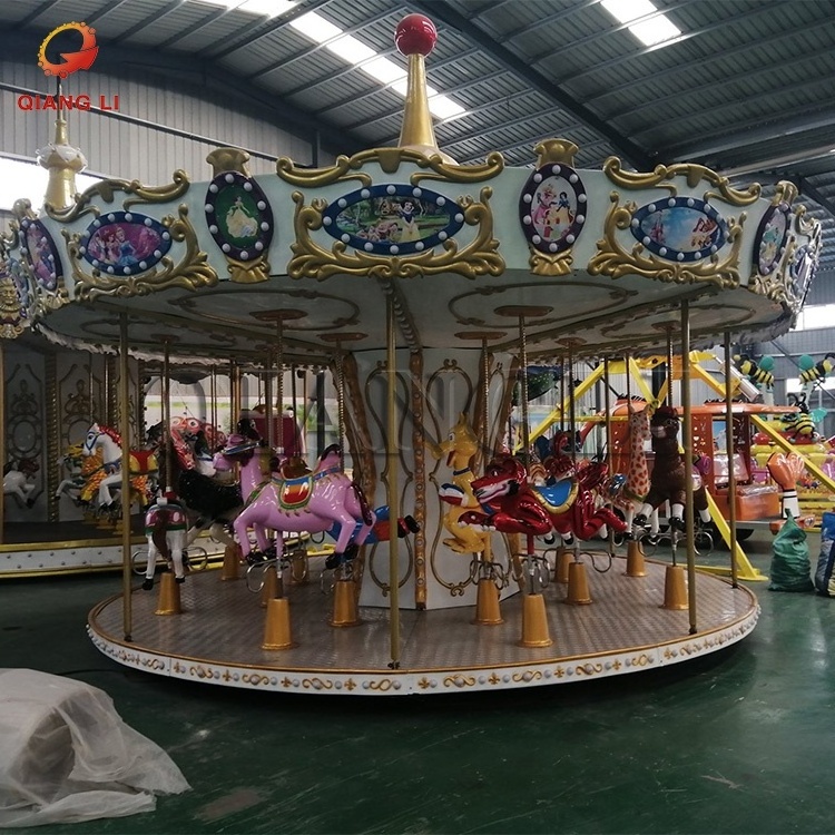 Carousel ride with trailer mounted for sale mr christmas carousel carousel horses for sale