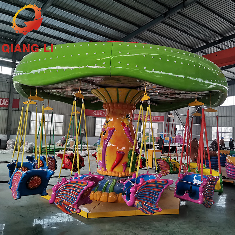 Direct factory China Manufacture Forest Animals Flying Chair Rides Flying Chair Ride Chair Swing Ride Amusement Park for Sale