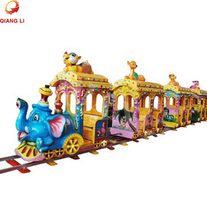 Qiangli Direct factory attraction customized interesting popular amusement park rides sightseeing Tourist Road Trackless Train