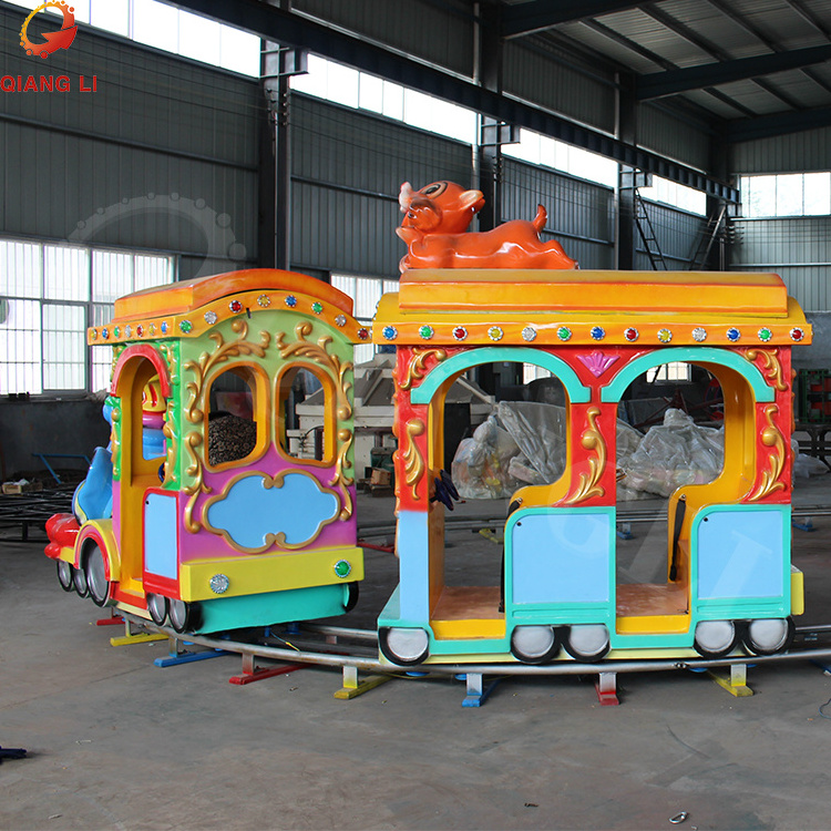 Qiangli Direct factory attraction customized interesting popular amusement park rides sightseeing Tourist Road Trackless Train